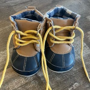 Baby “Duck Boots” Crib Shoes